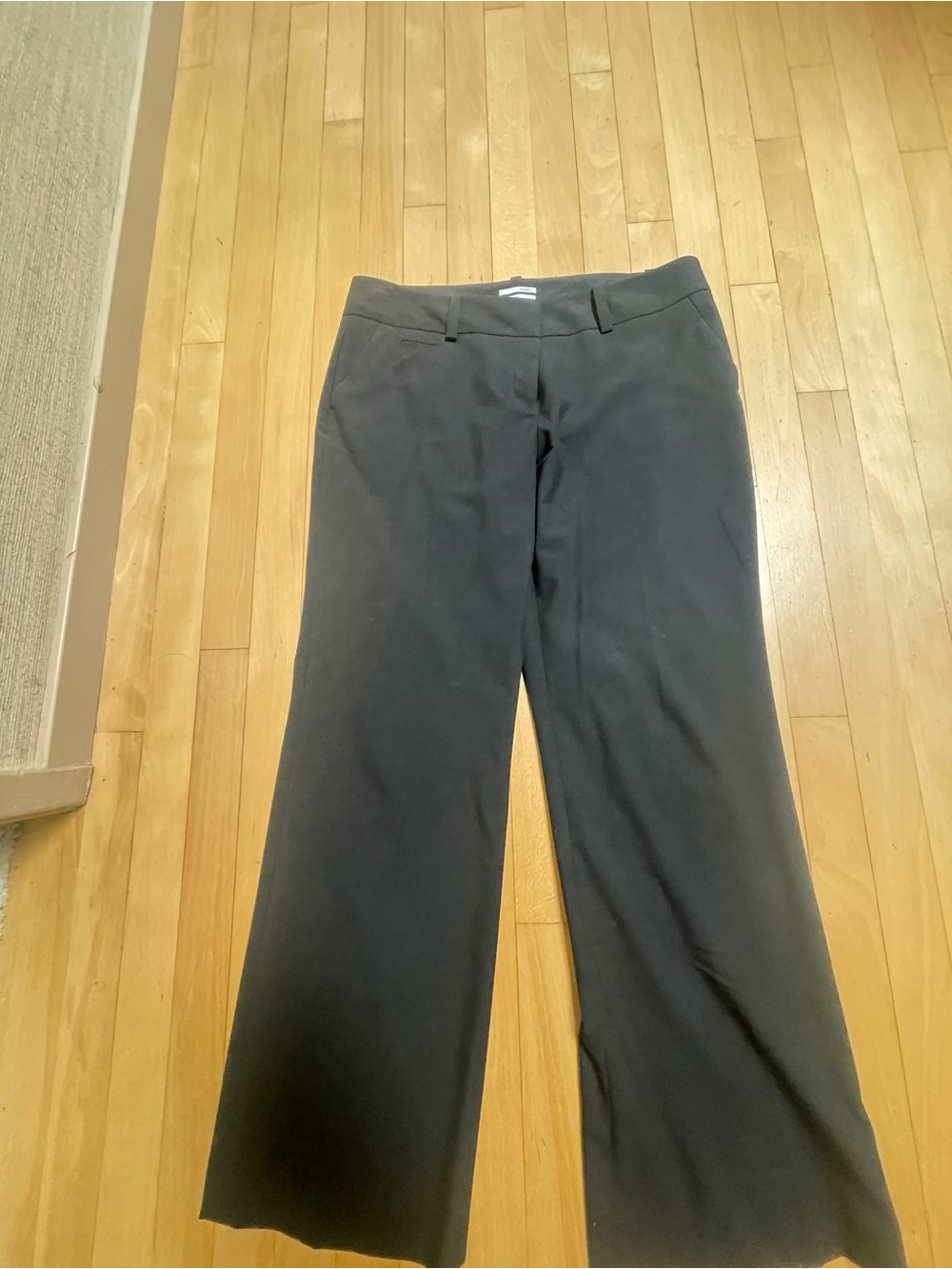 Nordstrom Halogen Black Wide-Leg Trousers